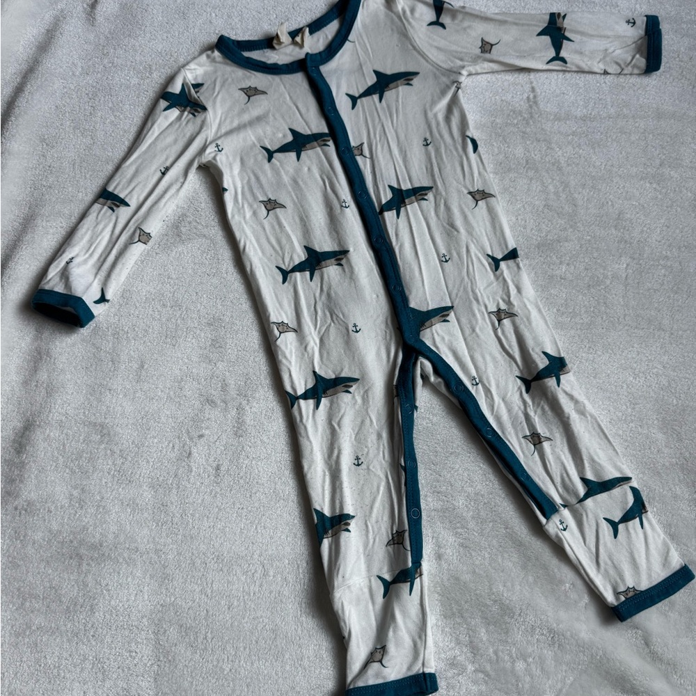 Kyte Shark Print Kids One Piece